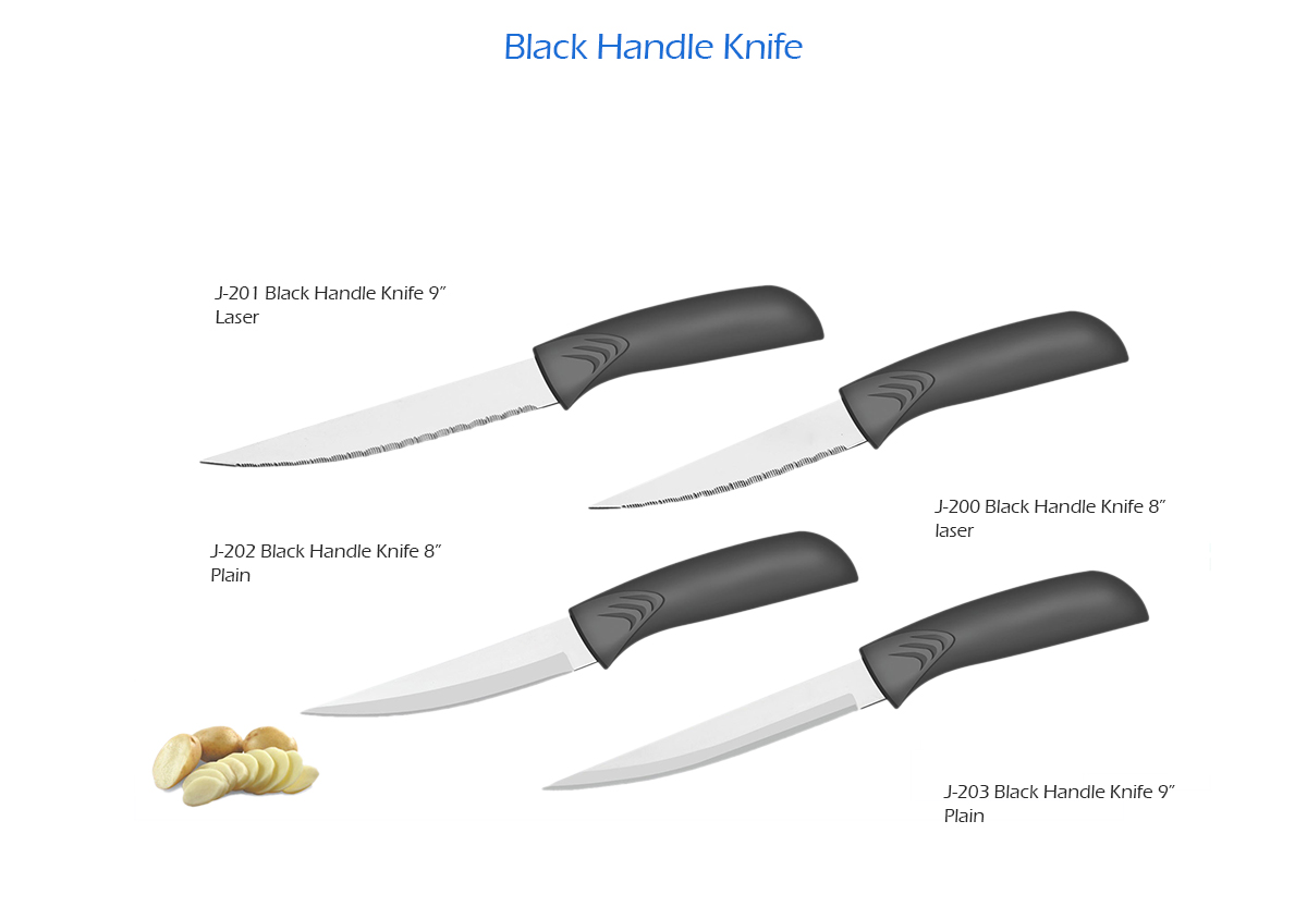 Black Handle Knife
