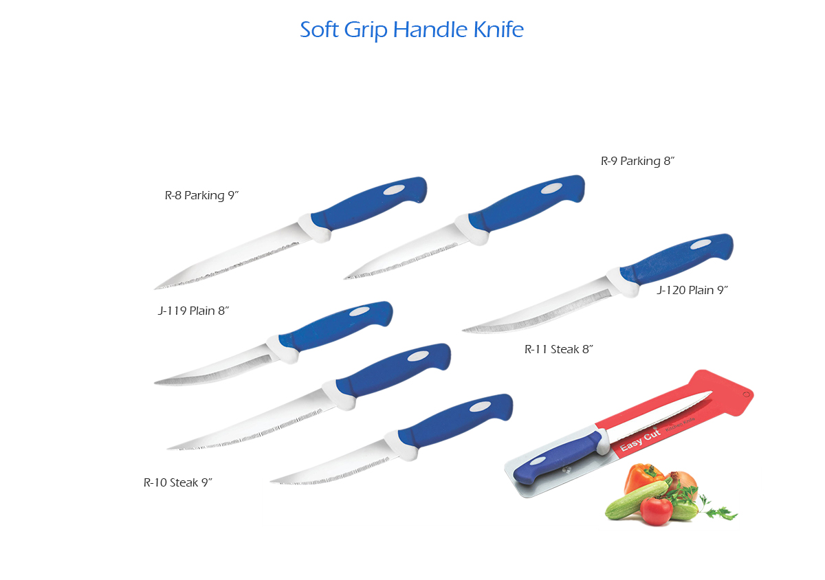 Soft Grip Handle Knife